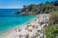 Scenic sight of Cavoli beach in Elba Island, Tuscany, Italy. Royalty Free Stock Photo